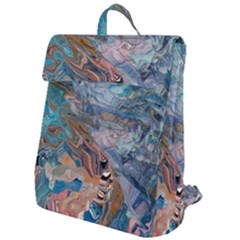 Abstract delta Flap Top Backpack