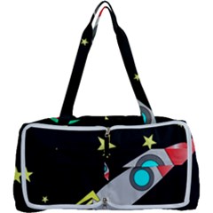 Planet Rocket Space Stars Multi Function Bag