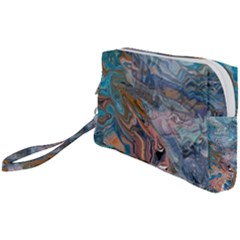 Abstract delta Wristlet Pouch Bag (Small)