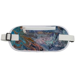 Abstract delta Rounded Waist Pouch