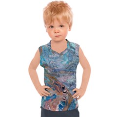 Abstract delta Kids  Sport Tank Top