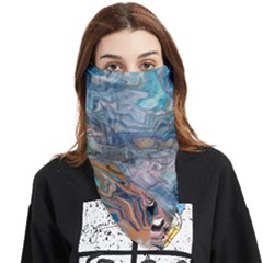 Abstract delta Face Covering Bandana (Triangle)