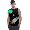 Planet Rocket Space Stars Men s Regular Tank Top View1