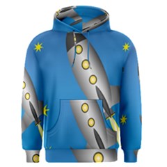 Rocket Spaceship Space Travel Nasa Men s Core Hoodie by Ravend