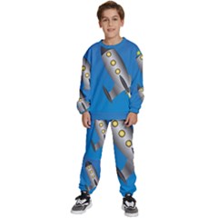 Rocket Spaceship Space Travel Nasa Kids  Sweatshirt Set by Ravend