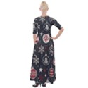 Christmas Decoration Winter Xmas Half Sleeves Maxi Dress View2