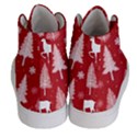 Christmas Tree Deer Pattern Red Men s Hi-Top Skate Sneakers View4