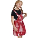 Christmas Tree Deer Pattern Red Kids  Apron Dress View3