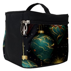 Christmas Ornaments Pattern Make Up Travel Bag (small)