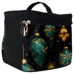 Christmas Ornaments Pattern Make Up Travel Bag (big) by Ravend