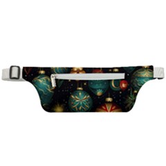 Christmas Ornaments Pattern Active Waist Bag by Ravend