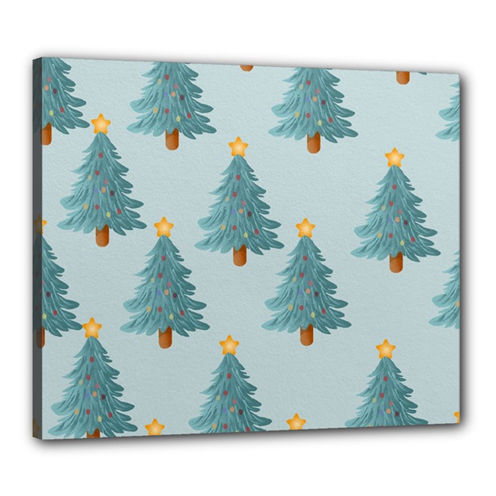 Christmas Trees Time Canvas 24  x 20  (Stretched)