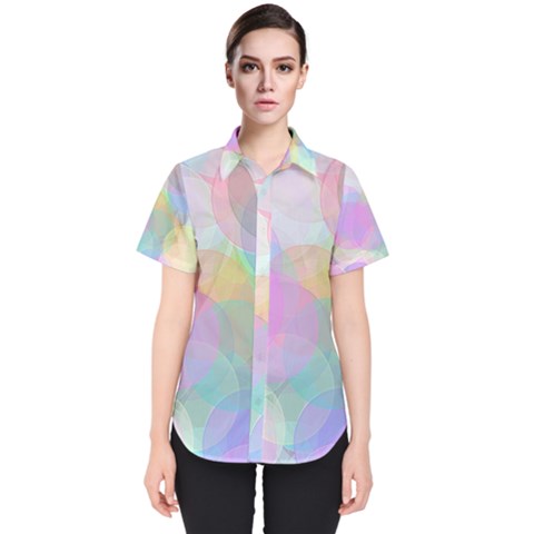 Abstract Background Texture Women s Short Sleeve Shirt by Ravend