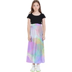 Abstract Background Texture Kids  Flared Maxi Skirt