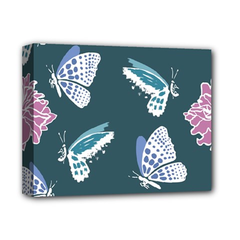 Butterfly Pattern Dead Death Rose Deluxe Canvas 14  X 11  (stretched) by Ravend