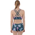 Butterfly Pattern Dead Death Rose Work It Out Gym Set View2