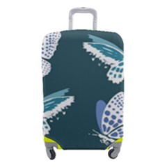 Butterfly Pattern Dead Death Rose Luggage Cover (small) by Ravend