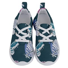 Butterfly Pattern Dead Death Rose Running Shoes by Ravend