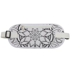 Mandala Drawing Dyes Page Rounded Waist Pouch by Ravend