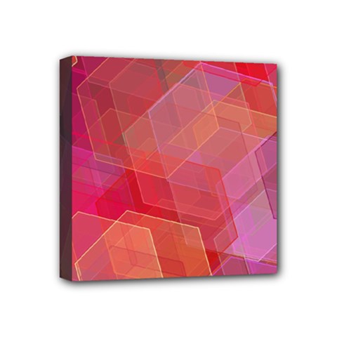 Abstract Background Texture Pattern Mini Canvas 4  X 4  (stretched) by Ravend