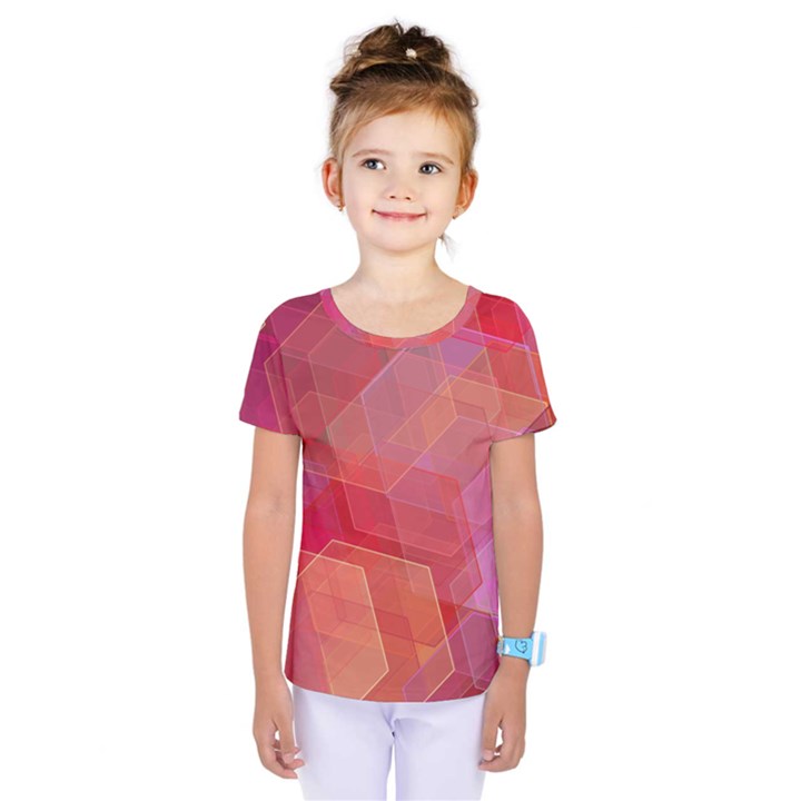 Abstract Background Texture Pattern Kids  One Piece T-Shirt