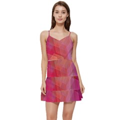 Abstract Background Texture Pattern Short Frill Dress by Ravend