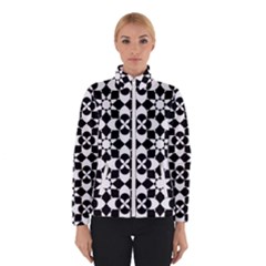 Mosaic Floral Repeat Pattern Women s Bomber Jacket by Ravend