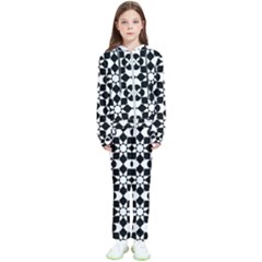 Mosaic Floral Repeat Pattern Kids  Tracksuit by Ravend