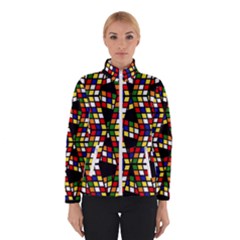 Graphic Pattern Rubiks Cube Cubes Women s Bomber Jacket by Ravend