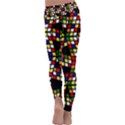 Graphic Pattern Rubiks Cube Cubes Kids  Lightweight Velour Classic Yoga Leggings View4