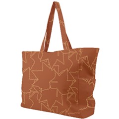 Autumn Leaves Repeat Pattern Simple Shoulder Bag by Ravend