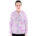 Peony Asia Spring Flowers Natural Women s Zipper Hoodie View1