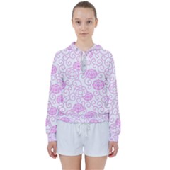 Peony Asia Spring Flowers Natural Women s Tie Up Sweat by Ravend