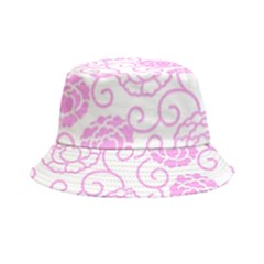 Peony Asia Spring Flowers Natural Bucket Hat by Ravend