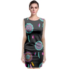 Dreamcatcher Seamless American Classic Sleeveless Midi Dress by Ravend