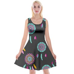 Dreamcatcher Seamless American Reversible Velvet Sleeveless Dress by Ravend