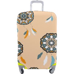 Dreamcatcher Pattern Pen Background Luggage Cover (large) by Ravend