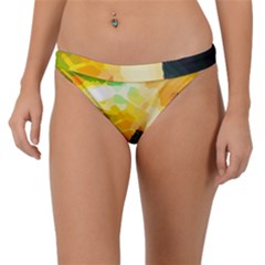 Forest Trees Nature Wood Green Band Bikini Bottoms by Ravend