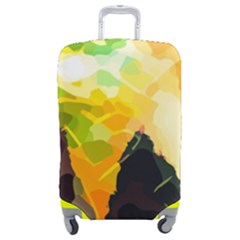 Forest Trees Nature Wood Green Luggage Cover (medium) by Ravend