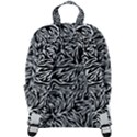 Flames Fire Pattern Digital Art Zip Up Backpack View3