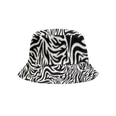 Flames Fire Pattern Digital Art Bucket Hat (kids) by Ravend