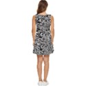 Flames Fire Pattern Digital Art Tiered Sleeveless Mini Dress View4