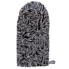 Flames Fire Pattern Digital Art Microwave Oven Glove by Ravend