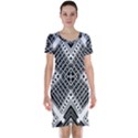 Pattern Tile Repeating Geometric Short Sleeve Nightdress View1