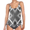 Pattern Tile Repeating Geometric Tankini Set View1