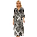 Pattern Tile Repeating Geometric Midsummer Wrap Dress View1