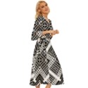 Pattern Tile Repeating Geometric Midsummer Wrap Dress View3