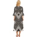 Pattern Tile Repeating Geometric Midsummer Wrap Dress View4