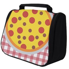 Pizza Table Pepperoni Sausage Full Print Travel Pouch (big) by Ravend