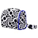 Dot Dots Round Black And White Satchel Shoulder Bag View1